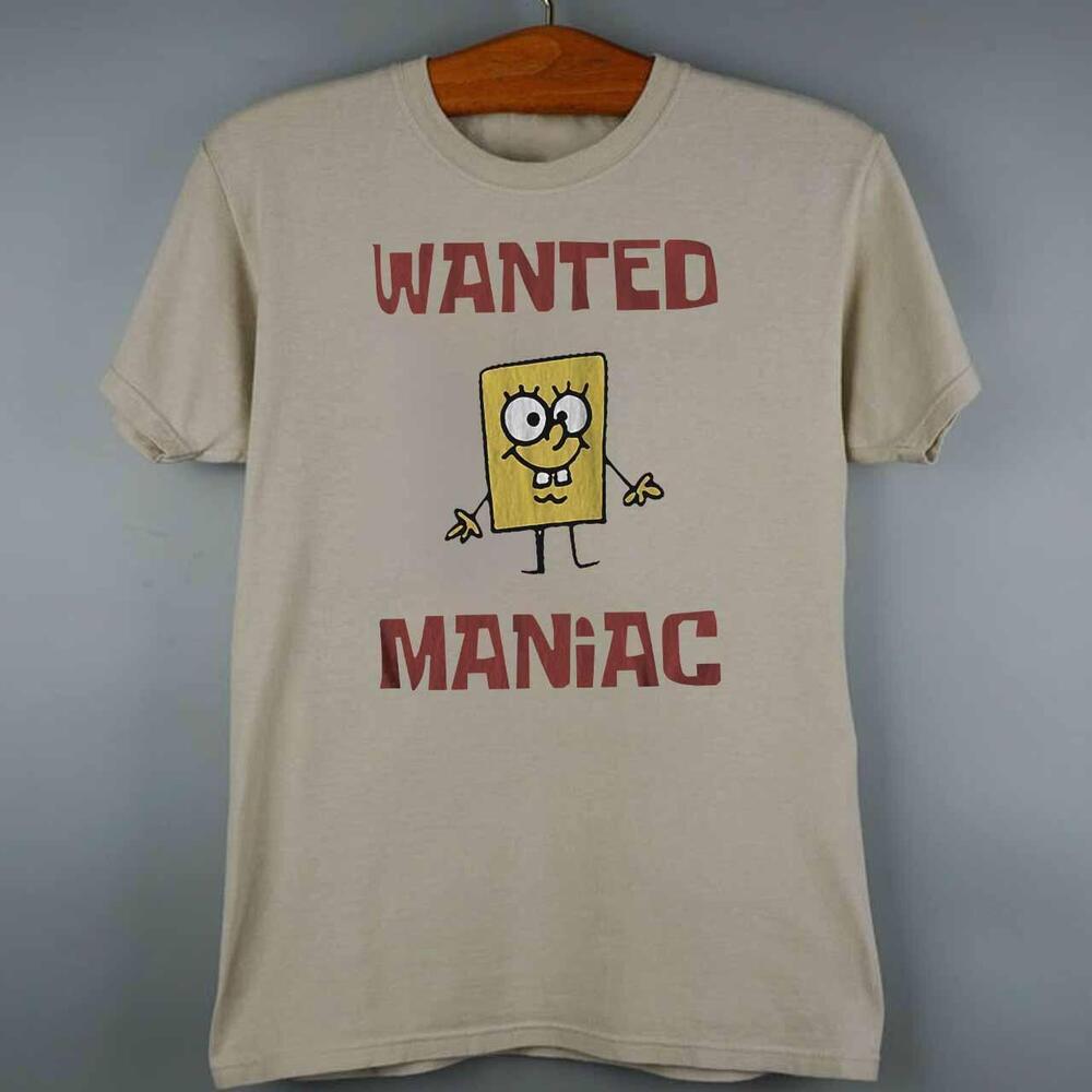 Spongebob Wanted Maniac Sand T-Shirt
